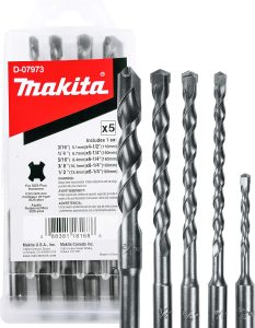 Makita masonry drill bit set.