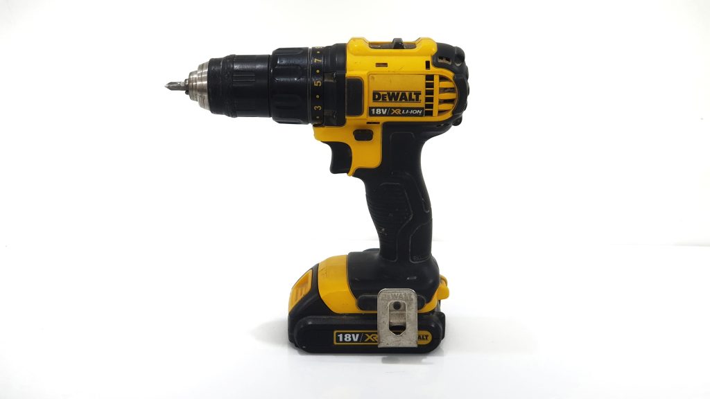 DeWalt cordless drill.