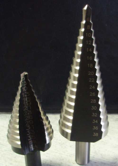 Two step drill bits.
