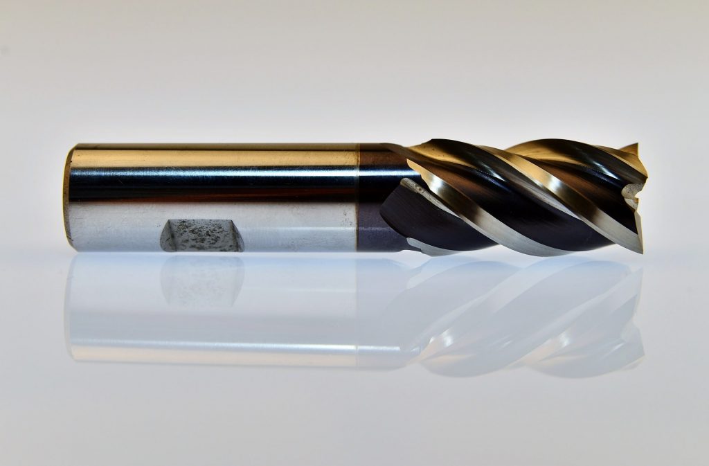 An end mill for aluminum.
